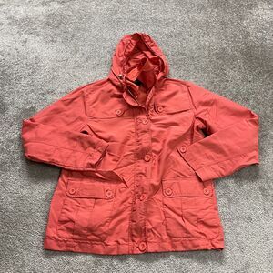 Lands' End Coral Utility Jacket with Hood